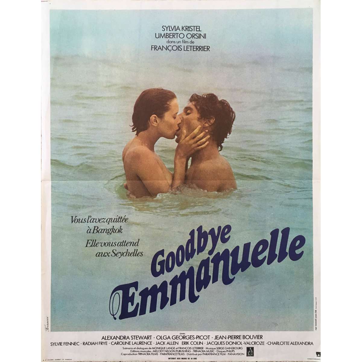 GOODBYE EMMANUELLE Movie Poster X In