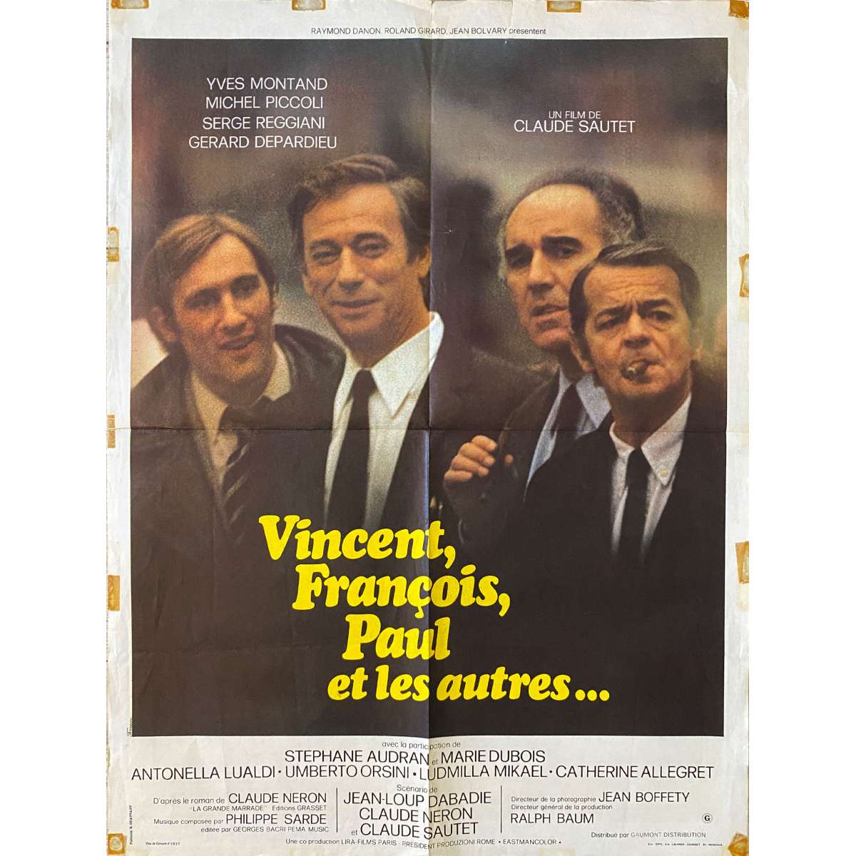 Affiche de film française de VINCENT FRANÇOIS PAUL ET LES AUTRES