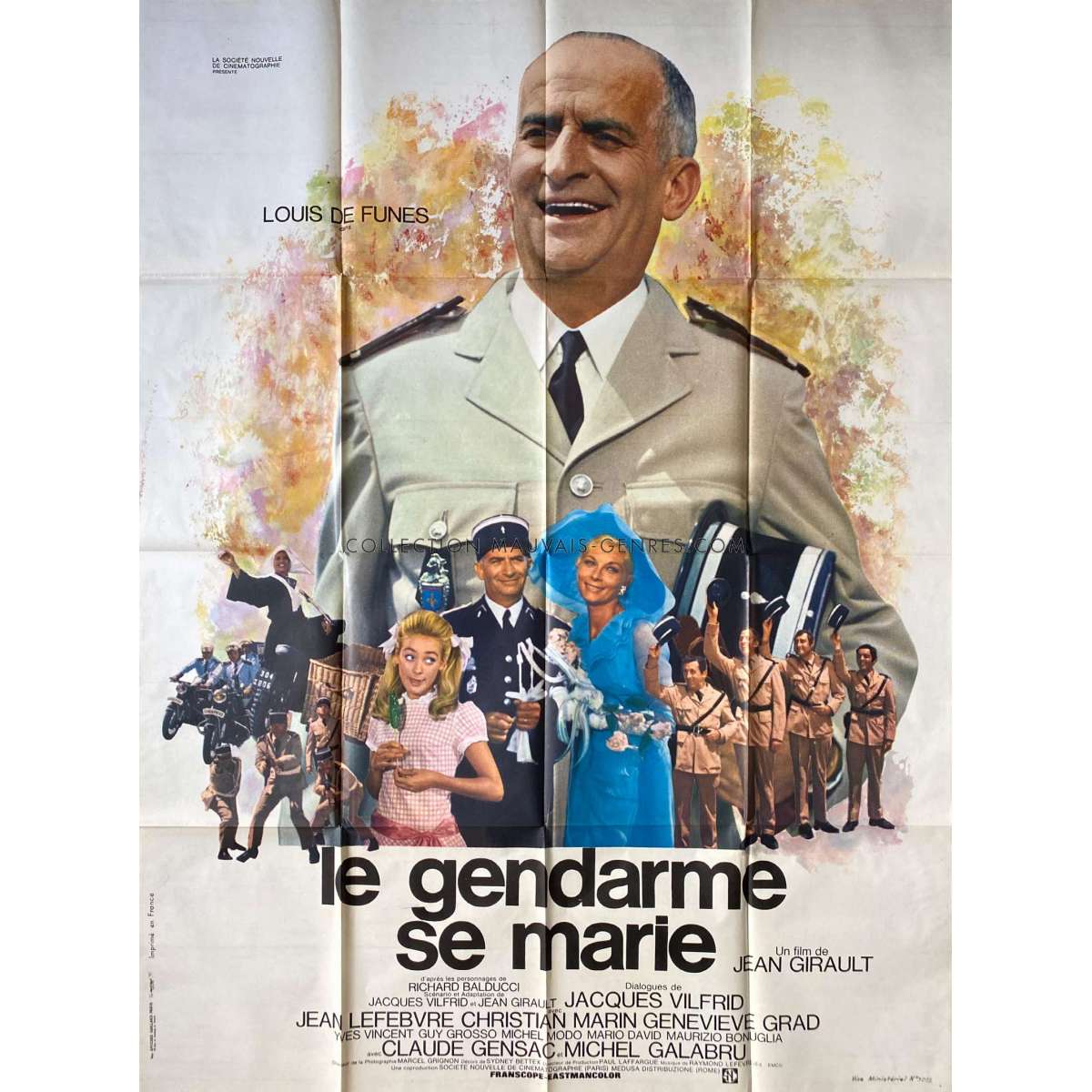 Affiche De Film Fran Aise De Le Gendarme Se Marie X Cm