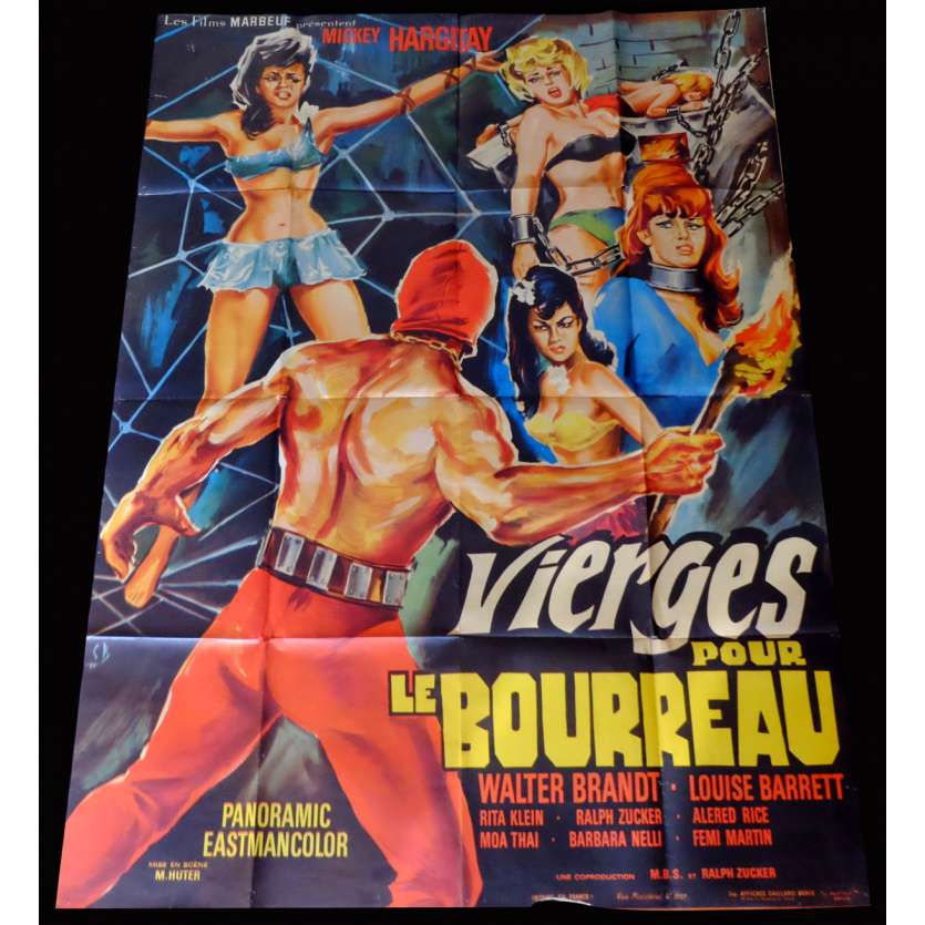 VIERGES POUR LE BOURREAU Affiche de film 120x160 - 1965 - Massimo Pupillo