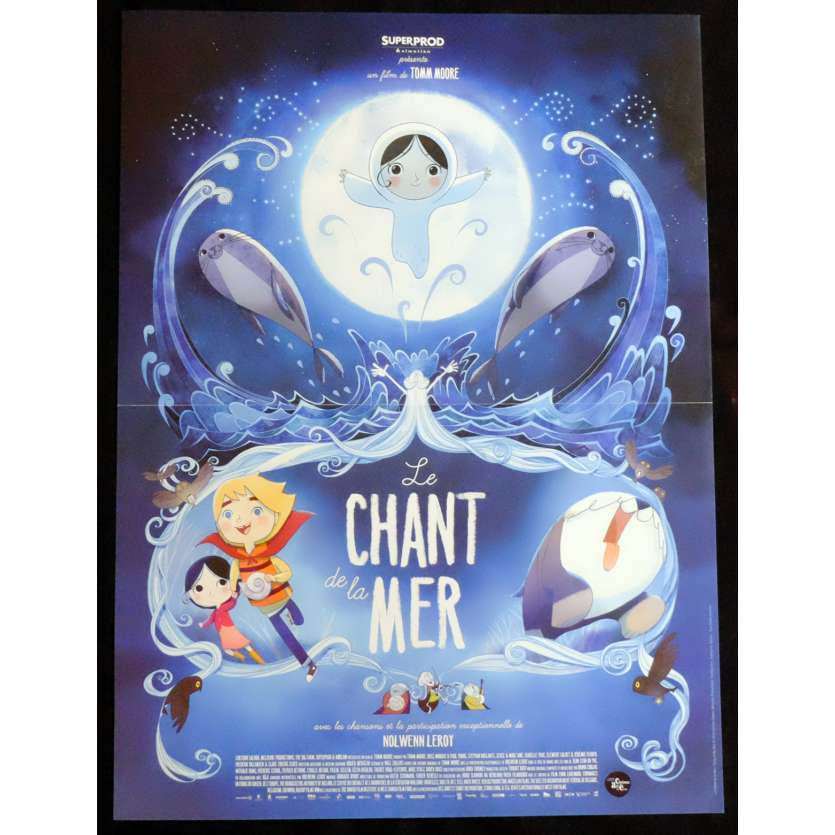 LE CHANT DE LA MER French Movie Poster 15x21 - 2014 - Tomm Moore,