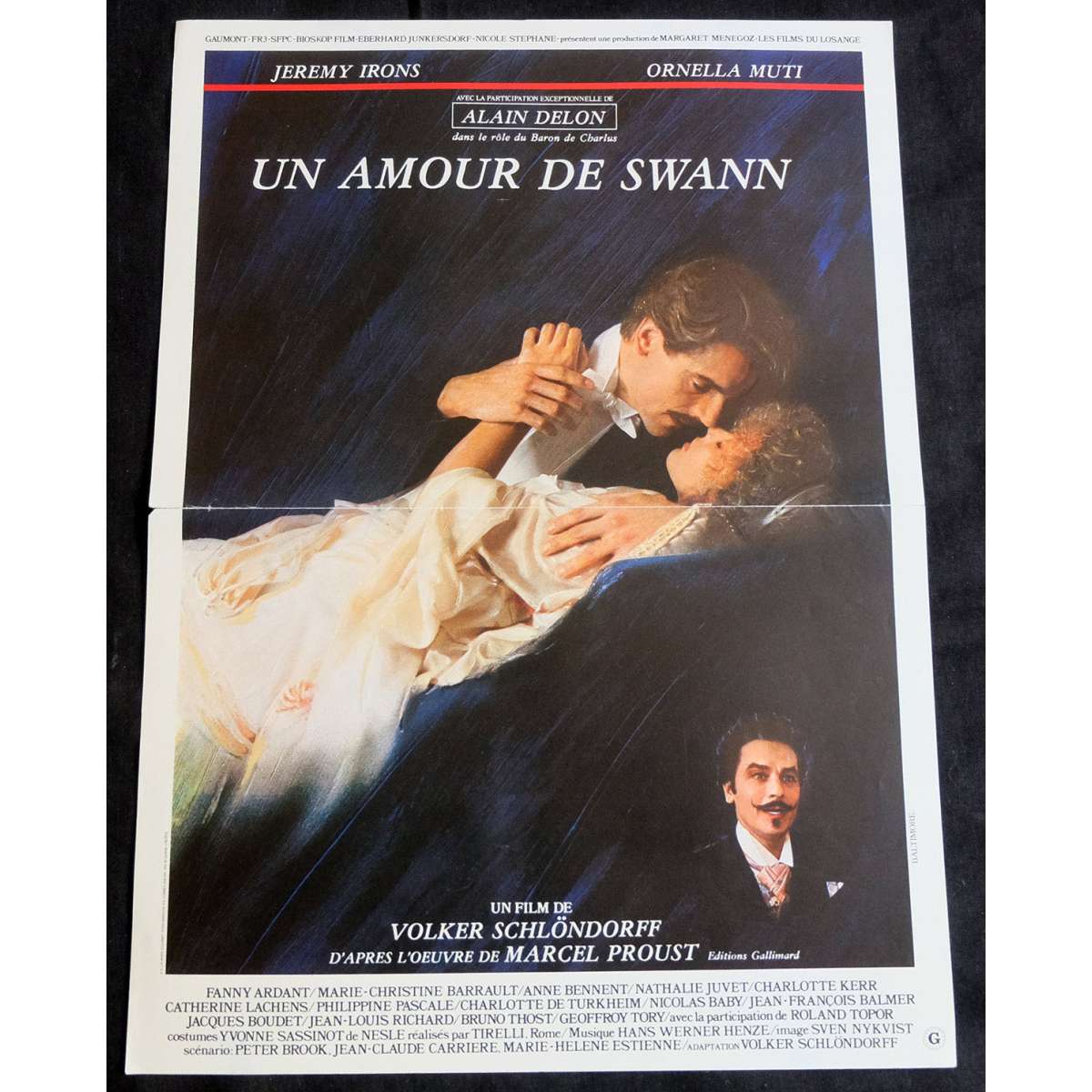 SWANN IN LOVE French Movie  Poster 15x21 1984 Volker 