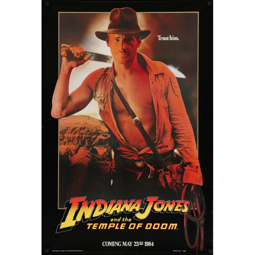 Affiche De Indiana Jones Et Le Temple Maudit Teaser