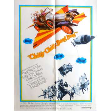 CHITTY CHITTY BANG BANG Movie Poster 23x32 in. French - 1968 - Ken Hughes, Dick Van Dyke