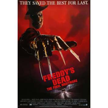 LA FIN DE FREDDY Affiche de film 69x104 cm - 1991 - Robert Englund, Wes Craven