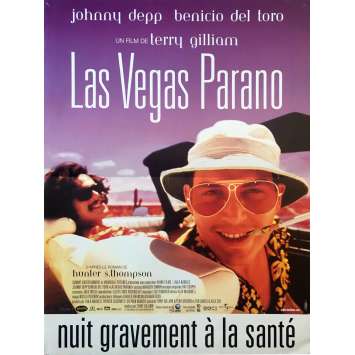 LAS VEGAS PARANO Affiche de film 40x60 cm - 1998 - Johnny Depp, Terry Gilliam