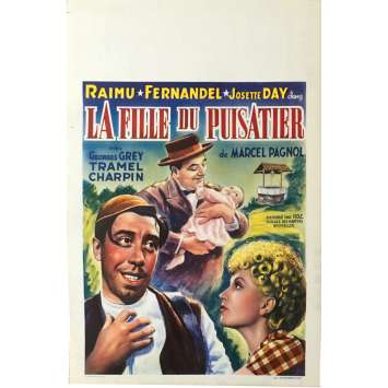 WELL-DIGGER'S DAUGHTER Movie Poster 11x17 in. - 1940 - Marcel Pagnol, Raimu, Fernandel