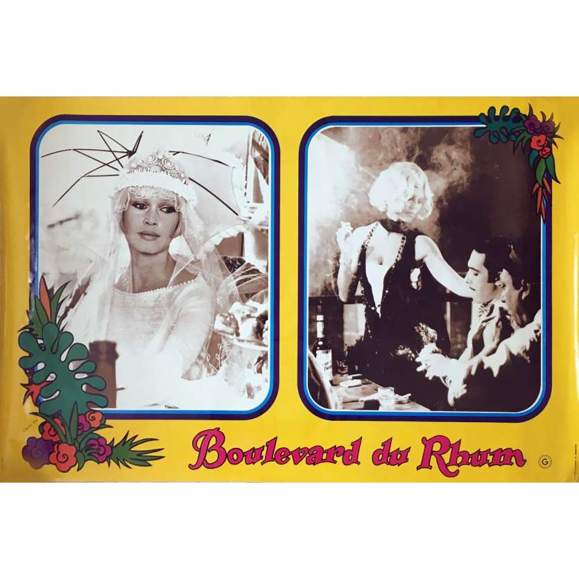 BOULEVARD DU RHUM Photos de film 60x80 cm - 1971 - Lino Ventura, Brigitte Bardot, Robert Enrico