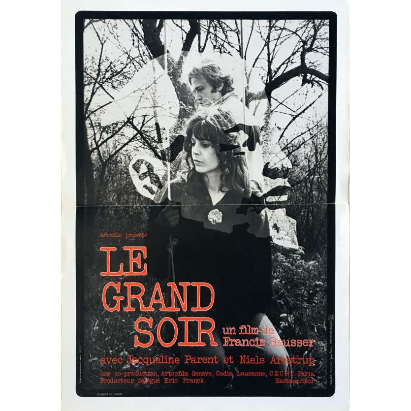 LE GRAND SOIR Affiche de film 40x60 cm - 1976 - Niels Arestrup, Francis Reusser