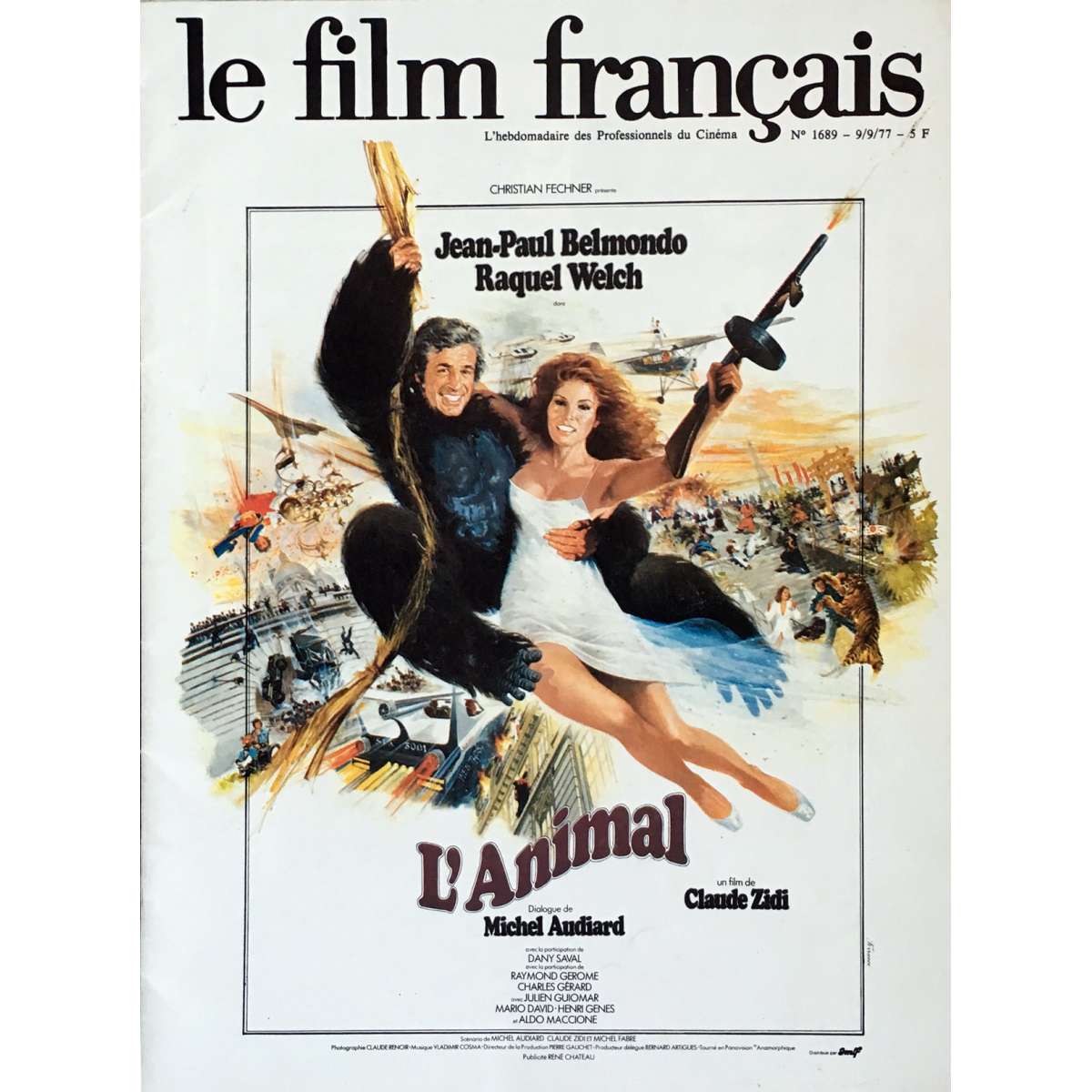 LE FILM FRANÇAIS Magazine 9x12 in.