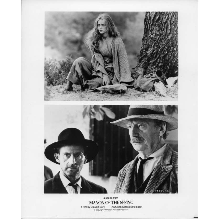 MANON DES SOURCES Photo de presse 20x25 cm - 1986 - Yves Montand, Claude Berri