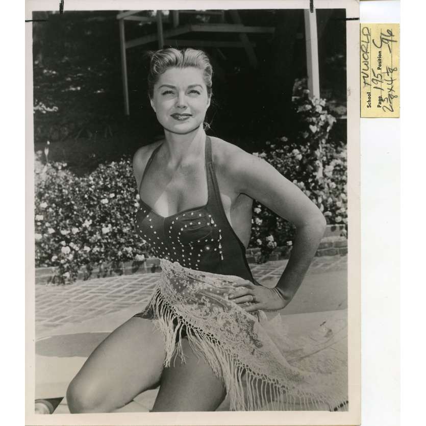 ESTHER WILLIAMS Photo de presse Américaine Originale 20x25 cm - 1957