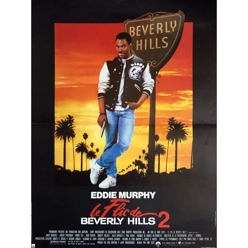 LE FLIC DE BERVERLY HILLS 2 Affiche de film 40x60 cm - 1987 - Eddie Murphy, Tony Scott