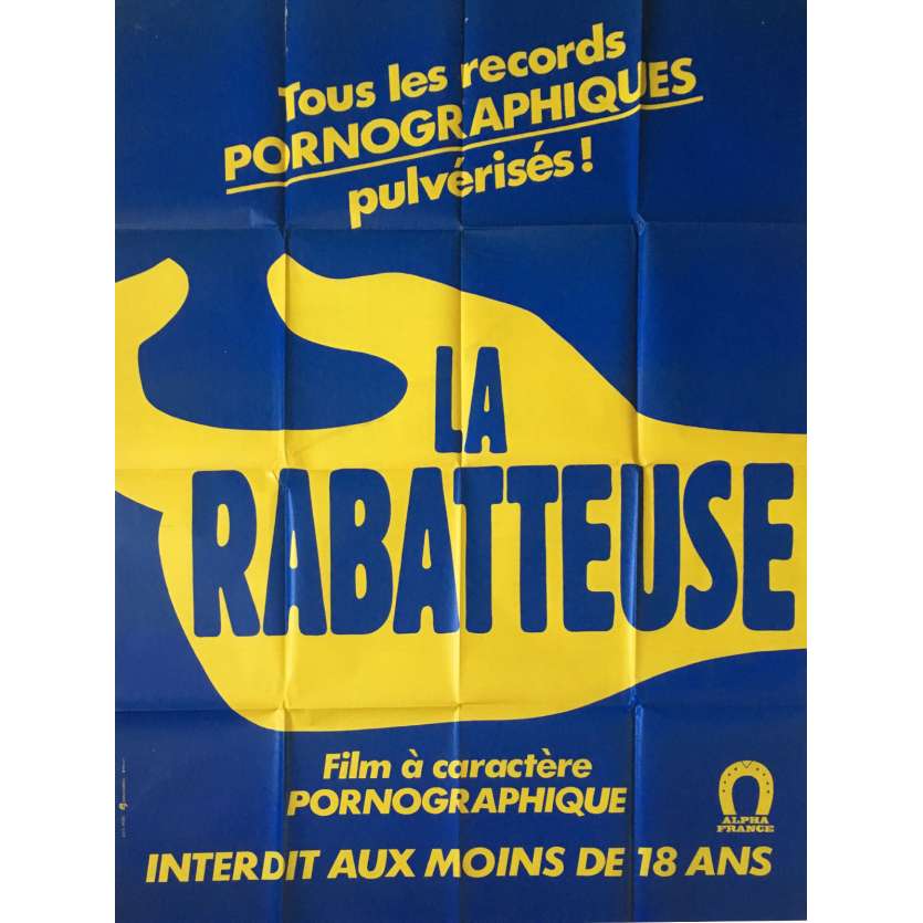 LA RABATEUSE Adult Movie Poster 47x63 in.  -  1978 - Burd Trandbaree, Brigitte Lahaie