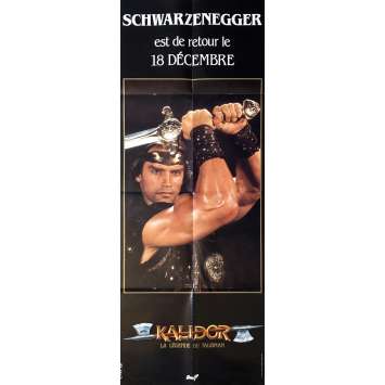 KALIDOR Affiche de film - 60x160 cm. - 1985 - Arnold Schwarzenegger, Richard Fleisher