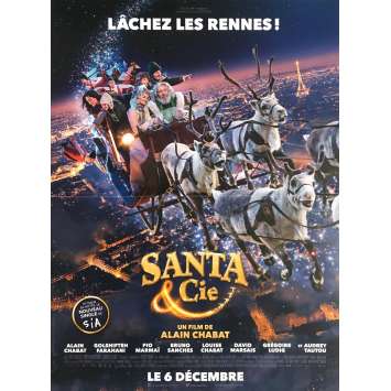 SANTA & CIE Affiche de film Def. - 40x60 cm. - 2017 - Golshifteh Farahani, Alain Chabat