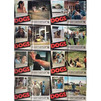 LES CHIENS FOUS Photobustas x8 - 46x64 cm. - 1976 - David McCallum, Burt Brinckerhoff