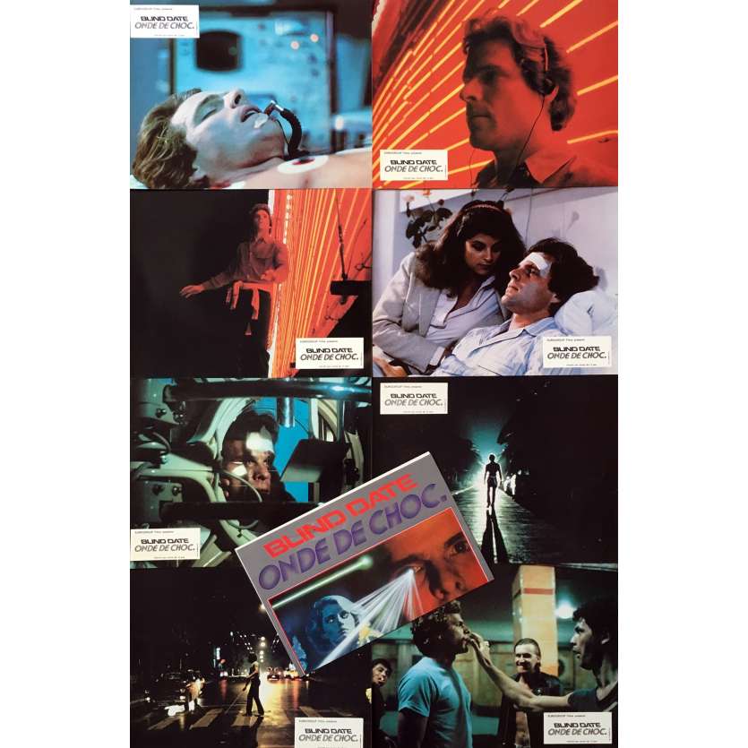 BLIND DATE Original Lobby Cards x8 - 9x12 in. - 1984 - Nico Mastorakis, Joseph Bottoms