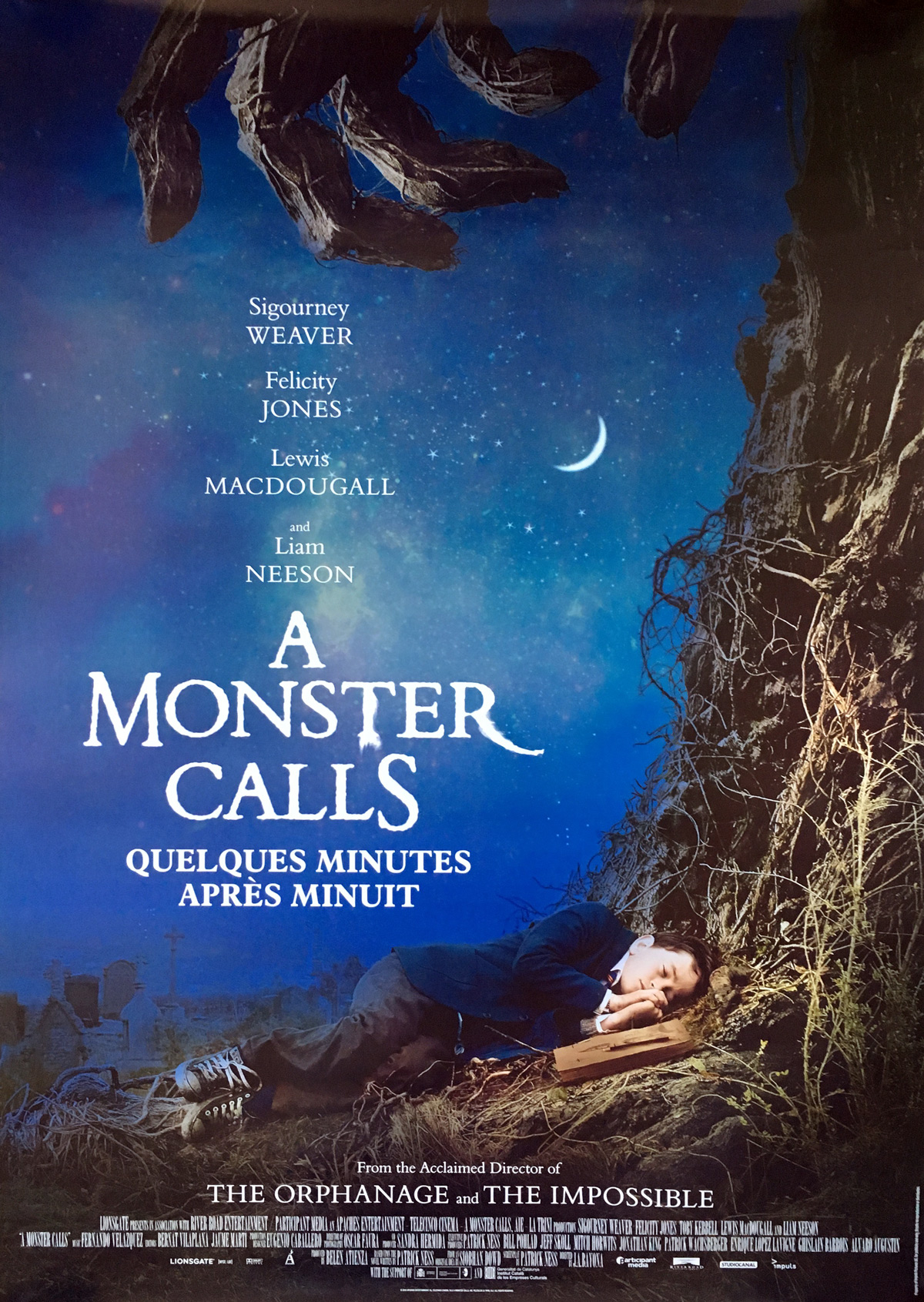 Resultado de imagen de a monster calls poster