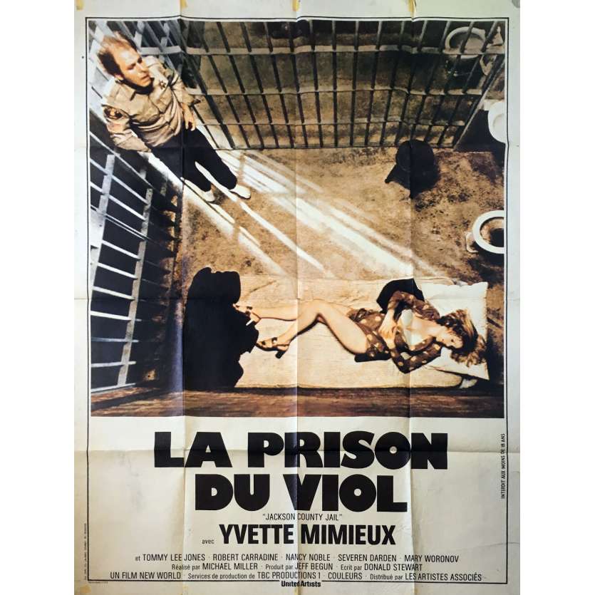 LA PRISON DU VIOL Affiche de film - 120x160 cm. - 1976 - Yvette Mimieux, Michael Miller