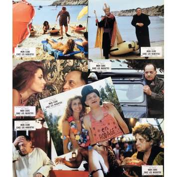 MON CURE CHEZ LES NUDISTES Original Lobby Cards x8 - 9x12 in. - 1982 - Robert Thomas, Paul Préboist