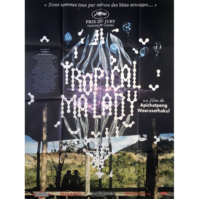 TROPICAL MALADY Affiche de film - 120x160 cm. - 2004 - Banlop Lomnoi, Apichatpong Weerasethakul