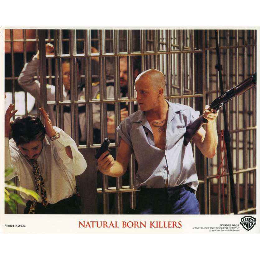 NATURAL BORN KILLERS Original Lobby Card - 8x10 in. - 1994 - Oliver Stone, Woody Harrelson