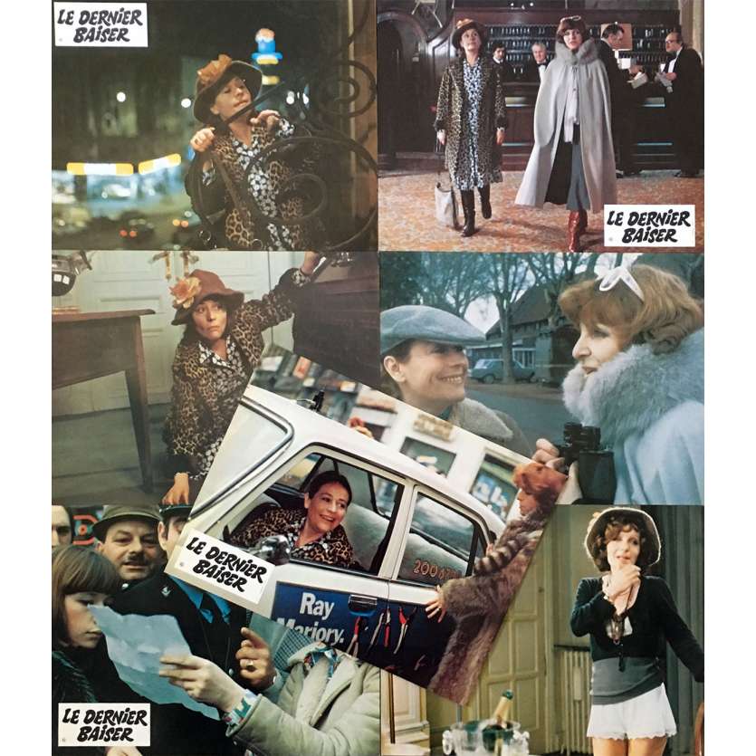 THE LAST KISS Original Lobby Cards x7 - 9x12 in. - 1977 - Dolores Grassian, Annie Girardot