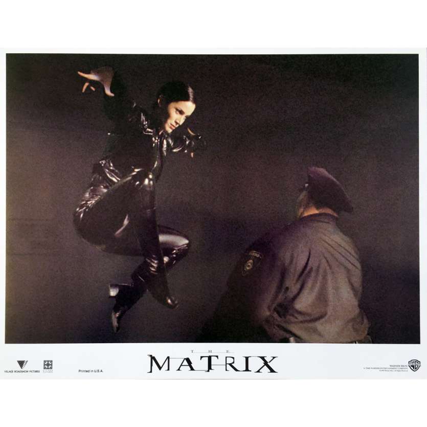 MATRIX Original Lobby Card N05 - 11x14 in. - 1999 - Andy et Lana Wachowski, Keanu Reeves