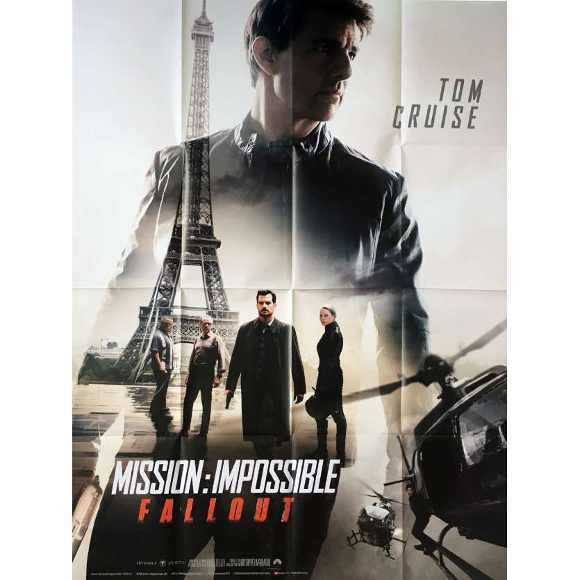 MISSION IMPOSSIBLE FALLOUT Affiche de film - 120x160 cm. - 2018 - Tom Cruise, Christopher McQuarrie