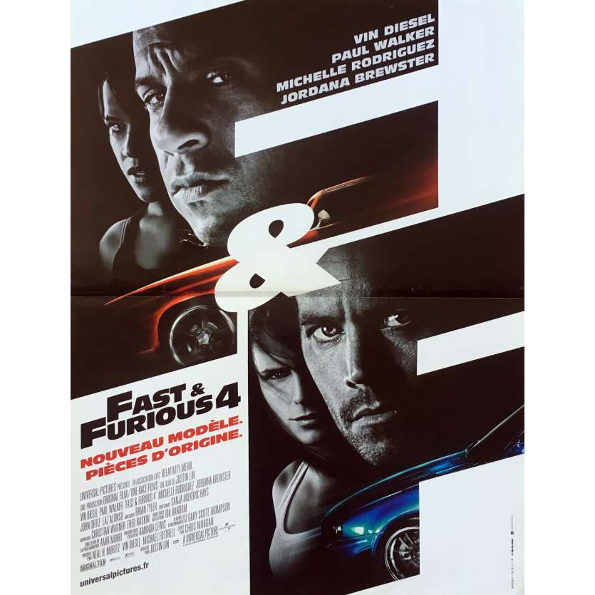 FAST AND FURIOUS 4 Affiche de film - 40x60 cm. - 2008 - Vin Diesel, Justin Lin