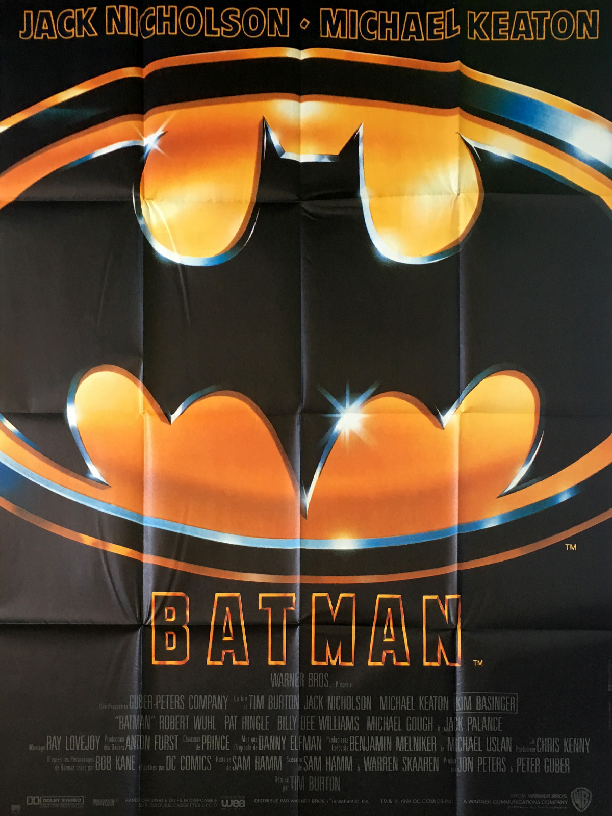 Original 1989 Batman Movie Posters