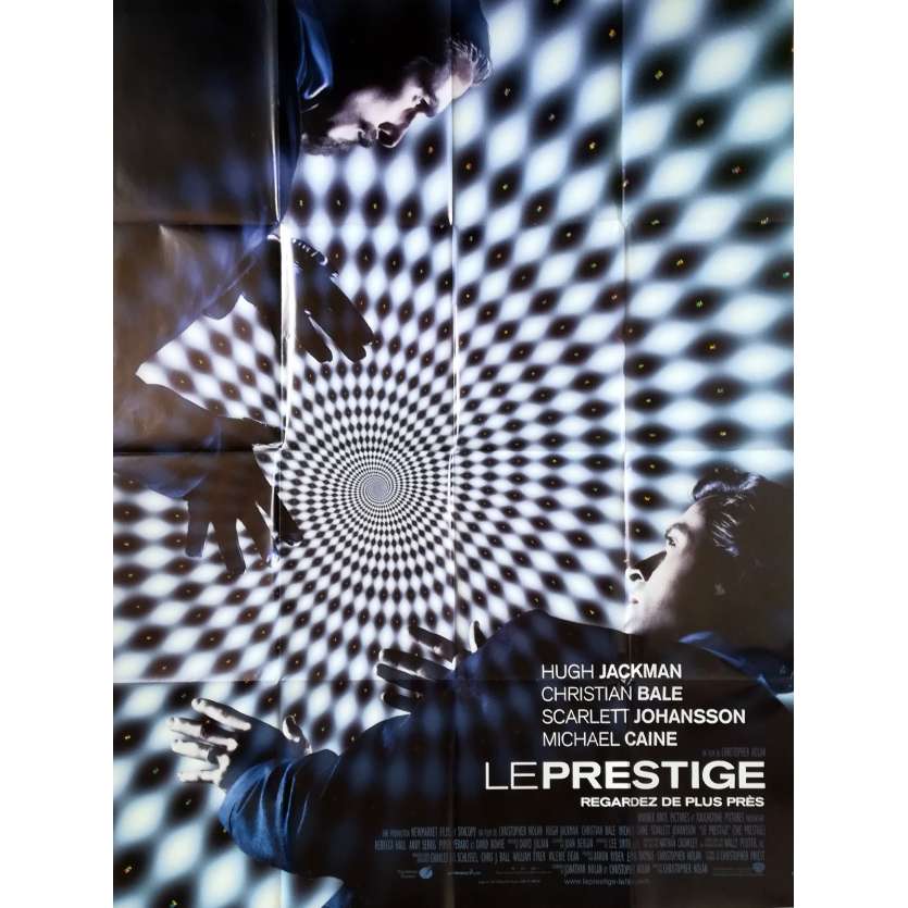 LE PRESTIGE Affiche de film  - 120x160 cm. - 2006 - Hugh Jackman, Christian Bale, Christopher Nolan