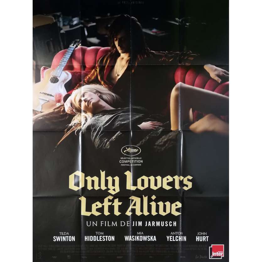 ONLY LOVERS LEFT ALIVE Affiche de film - 120x160 cm. - 2013 - Tilda Swinton, Jim Jarmush