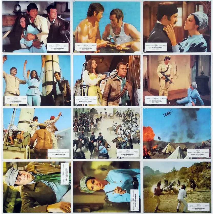 LES BAROUDEURS Photos de film x12 - 21x30 cm. - 1970 - Tony Curtis, Charles Bronson, Peter Collinson