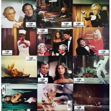 GOLDEN RENDEZVOUS Original Lobby Cards x12 - 9x12 in. - 1977 - Freddie Francis, Richard Harris