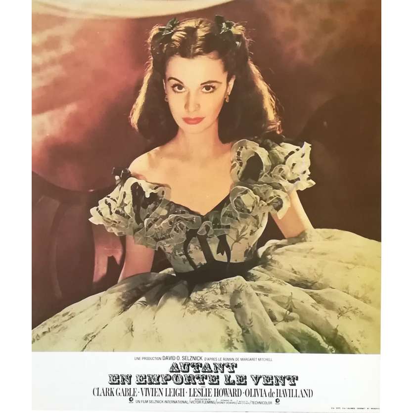 GONE WITH THE WIND Original Lobby Card N06 - 10x12 in. - R1970 - Victor Flemming, Clark Gable