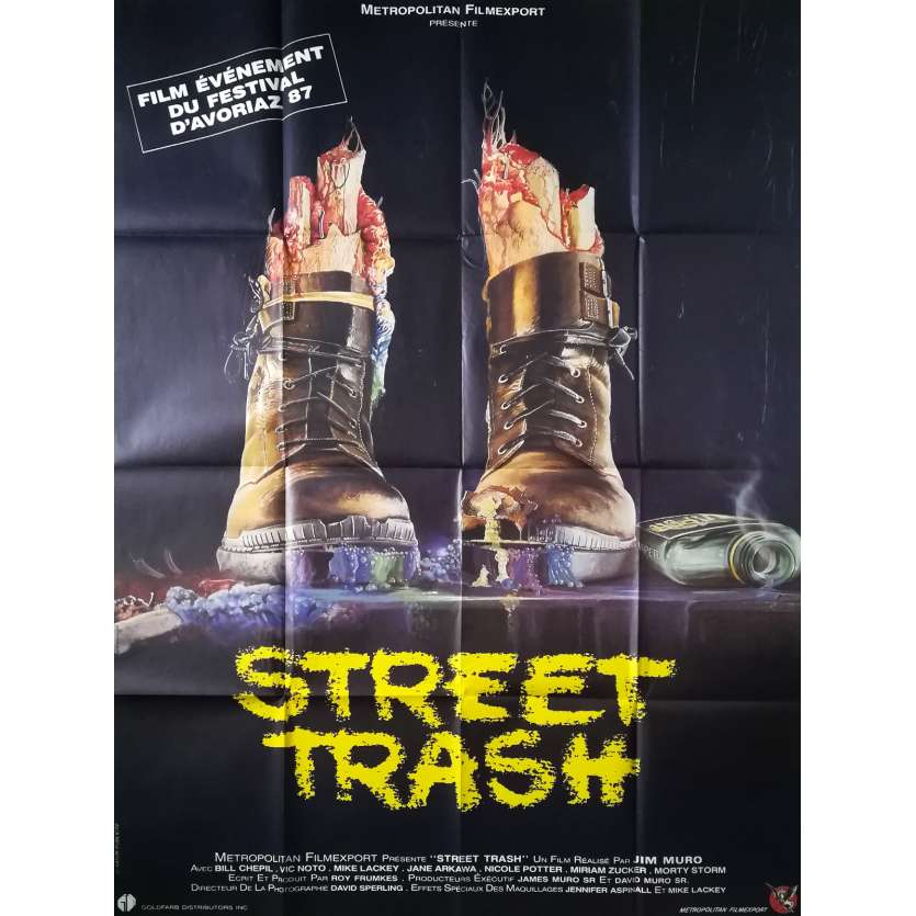 STREET TRASH Affiche de film  - 120x160 cm. - 1987 - Mike Lackey, Jim Muro