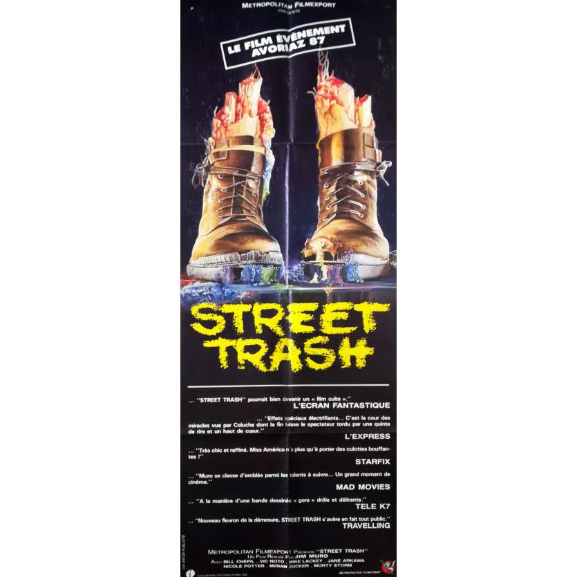 STREET TRASH Affiche de film - 60x160 cm. - 1987 - Mike Lackey, Jim Muro