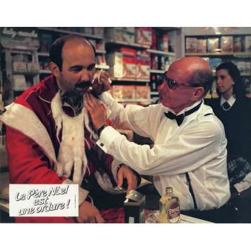 LE PERE NOEL EST UNE ORDURE Original Lobby Card N09 - 9x12 in. - 1982 - Jean-Marie Poiré, Thierry Lhermitte