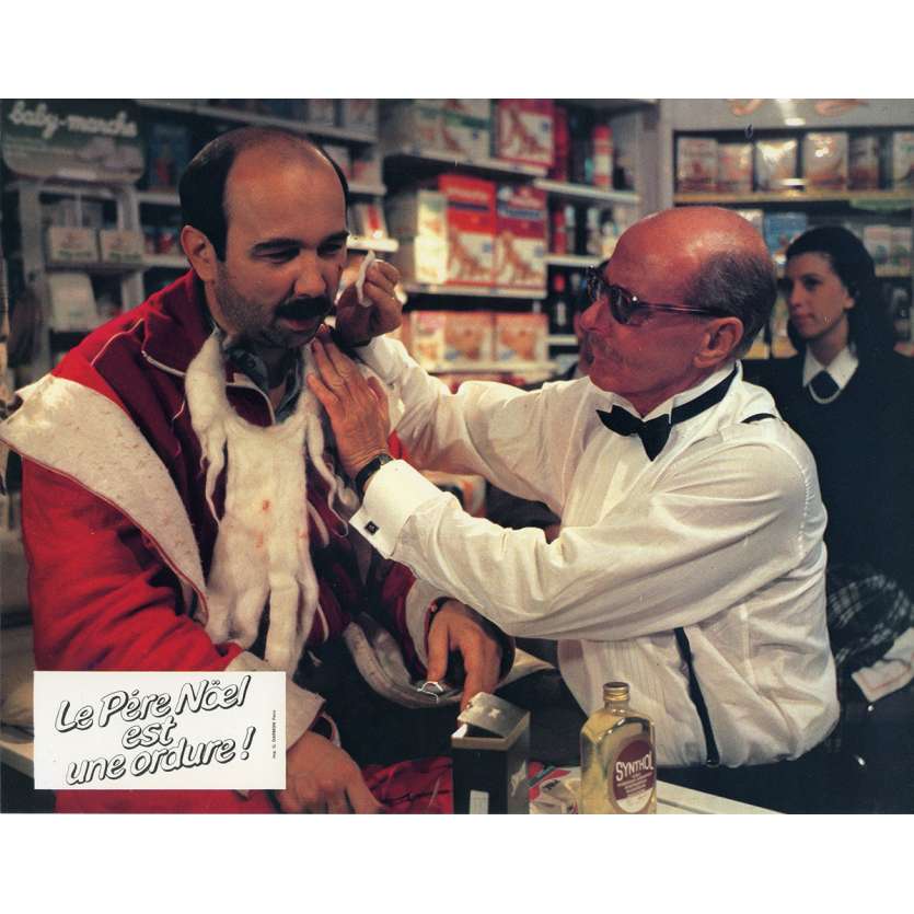 LE PERE NOEL EST UNE ORDURE Photo de film N09 - 21x30 cm. - 1982 - Thierry Lhermitte, Jean-Marie Poiré