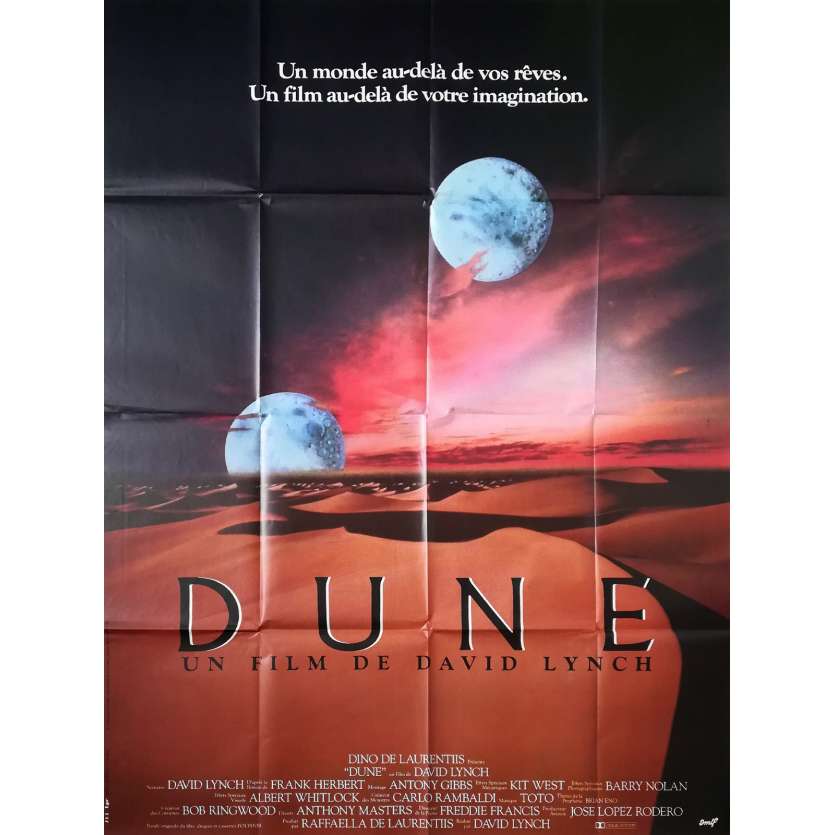 DUNE Affiche de film - 120x160 cm. - 1984 - Kyle McLachlan, David Lynch