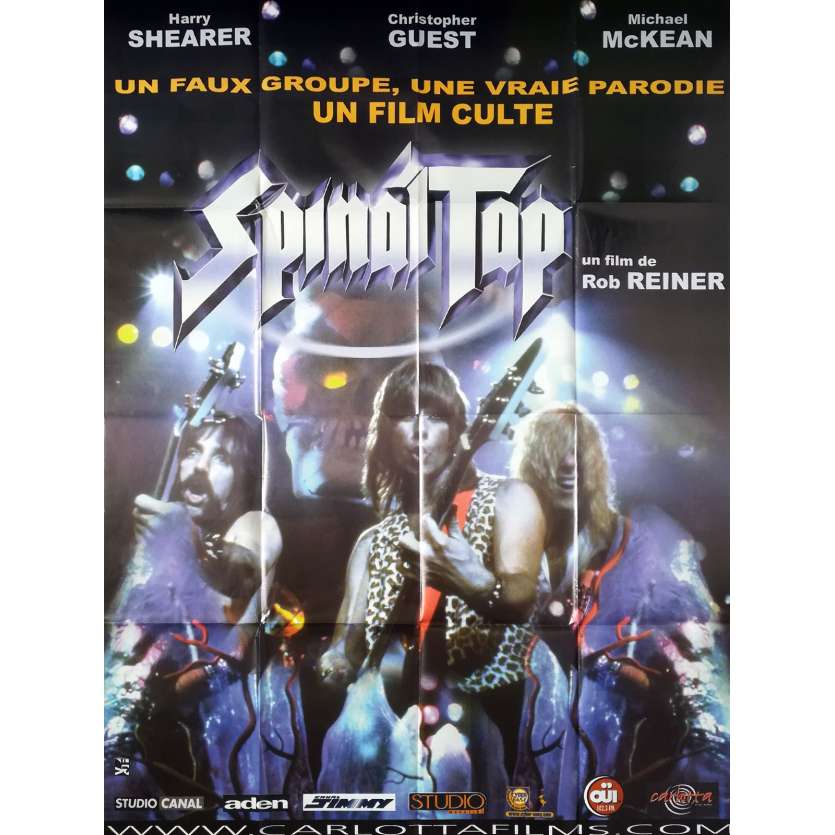 SPINAL TAP Affiche de film  - 120x160 cm. - 1984 - Christopher Guest, Rob Reiner