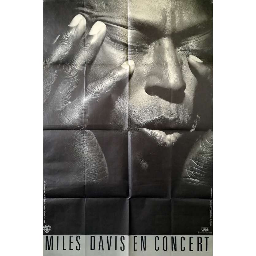 MILES DAVIS EN CONCERT Affiche promotion - 80x120 cm. - 1986 - Miles Davis, Miles Davis