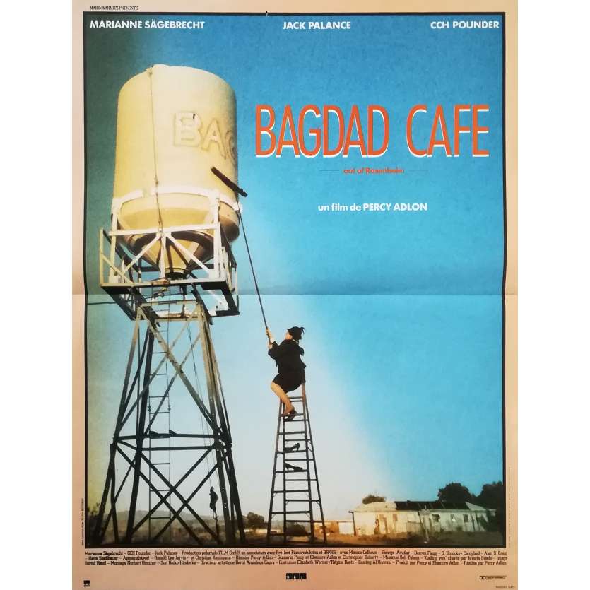 BAGDAD CAFE Affiche de film  - 40x60 cm. - 1988 - Marianne Sagebrecht, Percy Adlon