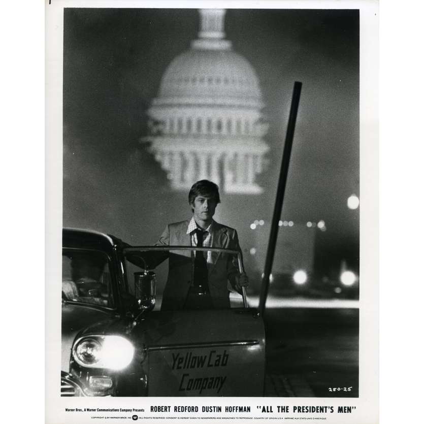 ALL THE PRESIDENT'S MEN Original Movie Still N01 - 8x10 in. - 1976 - Alan J. Pakula, Dustin Hoffman, Robert Redford