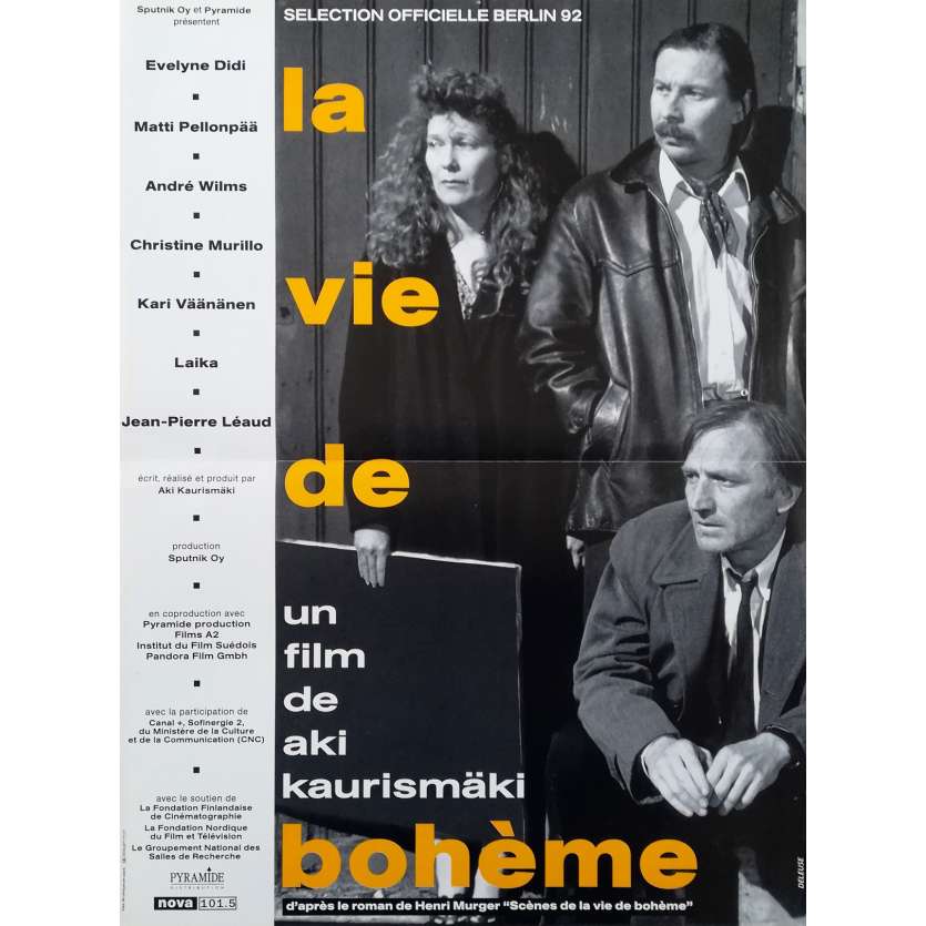 LA VIE DE BOHEME Movie Poster 15x21 in