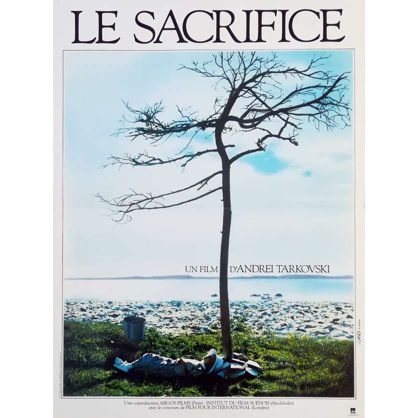 LE SACRIFICE Affiche de film - 40x60 cm. - 1986 - Erland Josephson, Andrei Tarkovsky