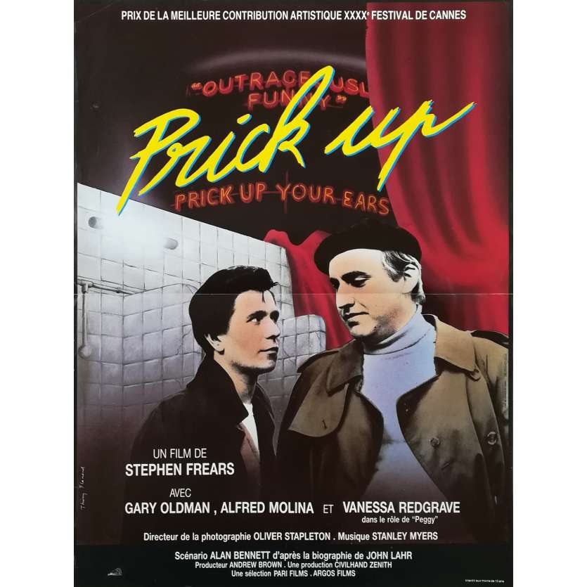 PRICK UP YOUR EARS Original Movie Poster - 15x21 in. - 1987 - Stephen Frears, Gary Oldman