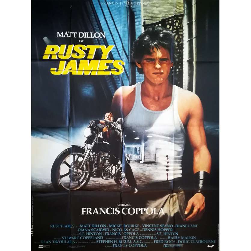 RUMBLE FISH Original Movie Poster  - 47x63 in. - 1983 - Francis Ford Coppola, Matt Dillon